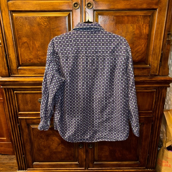 Vintage 90’s Disney Men's Winnie the Pooh Eeyore Purple Button Down Shirt Size S - Picture 6 of 6